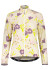 detail Women's cycling jacket Maloja SeisM. Jacket Printed – Shaded White Brushflower
