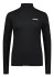 detail Dámske cyklistické tričko Mons Royale Diversion Merino Mock Neck Long Sleeve Wmns Black