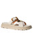 detail Dámske šľapky Nis GEMMA/1 Ciabattone Pelle/Fibbia Off-White/Oro