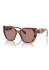 detail Slnečné okuliare Prada PR 19ZS 18N10D55 – tortoise shell cognac begónia / svetlo hnedé