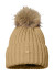 detail Dámska čiapka Goldbergh Una Beanie Caramello