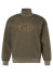 detail Dámska mikina Goldbergh Sizzle Turtle Neck Sweater Dark Olive Lurex Melange