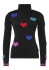 detail Dámsky sveter Goldbergh Bacio Long Sleeve Knit Sweater Black