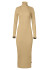 detail Dámske šaty Goldbergh Mireille Long Sleeve Knit Dress Caramello