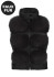detail Dámska vesta Goldbergh Chic Bodywarmer Faux Black