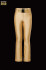 detail Dámske lyžiarske nohavice Goldbergh Splendore Ski Pants Caramello