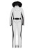 detail Dámska kombinéza Goldbergh Parry Long Ski Suit Faux Border White