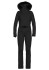 detail Dámska kombinéza Goldbergh Parry Ski Suit Faux Border Black
