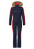 detail Dámska kombinéza Goldbergh Suvi Ski Suit Faux Border French Blue