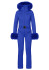 detail Dámska kombinéza Goldbergh Angele Ski Suit Faux Border Dazzling Blue