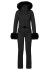 detail Dámska kombinéza Goldbergh Angele Ski Suit Faux Border Black
