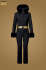 detail Dámsky overal Goldbergh Vita Ski Suit Faux Border Black