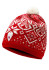 detail Čiapka Dale of Norway Winterland Hat Raspberry Offwhite Redrose