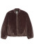 detail APPARIS Maris Pony Padded Bomber Umber