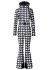 detail Dámsky overal Perfect Moment Tignes Ski Suit II (P) Black/Snow White