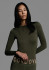 detail Dámske tričko Cordova Base Layer Top Khaki