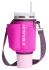 detail Nosička STANLEY The All-Day 40 oz Quencher Carry-All 1180 ml/40 oz Violet Blossom