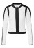 detail Dámsky top Goldbergh Splash Long Sleeve Zip Rashguard White/Black
