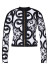 detail Goldbergh Rafaella Long Sleeve Zip Rashguard Black/White