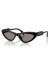 detail Slnečné okuliare Miu Miu MU B11SU 16K80Q55 Black/Dark Grey