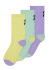 detail Ponožky pre deti On Running Logo Sock High 3P Kids, Bloom/Creek