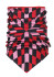 detail Dámsky nákrčník Goldbergh Noa Neckwarmer Spiral Chess Red