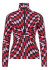 detail Dámsky rolák Goldbergh Chesu Ski Pully Spiral Chess Red