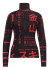detail Dámsky rolák Goldbergh Misato Ski Pully Street Signs Black/Red