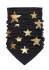 detail Dámsky nákrčník Goldbergh Anzu Neckwarmer Black/Gold