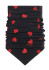 detail Dámsky nákrčník Goldbergh Kouki Neckwarmer Black/Flame