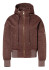detail Dámska mikina Goldbergh Alura Hooded Full Zip Cardigan Vino Rosso Lurex Melange