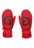 detail Dámske rukavice Goldbergh Bello Mittens Flame