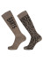 detail Barts Basic Skisock 2 Pack Print taupe
