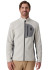 detail Pánska fleecová mikina Spyder Bandit Sweater Fleece Jacket Light Grey