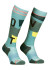 detail Ortovox Freeride Long Socks Cozy Women's Ice Waterfall
