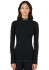 detail UYN W Elevatyon Biomorph UW Shirt Long_Sl.Turtle Neck NP Black X117