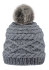 detail Dámska čiapka Barts Claire Beanie Heather Grey