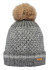 detail Dámska čiapka Barts Hosta Beanie Dark Heather