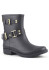 detail Colors of California Tractor sole Rubber low Boot w black
