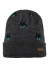 detail Detská čiapka BARTS ULF BEANIE DARK HEATHER