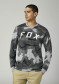 náhľad Pánske tričko Fox Bnker Ls Tech Tee Black Camor