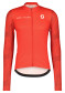 náhľad Pánsky cyklistický dres Scott Shirt M's RC Team 10 LS – Fiery Red / White