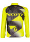 náhľad Detská cyklistická bunda Scott Jacket Jr RC WB Black/Sulphur Yellow