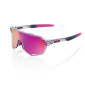 náhľad 100% S2 - Polished Translucent Grey - Purple Multilayer Mirror Lens