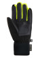 náhľad Dětské rukavice Reusch Travis GORE-TEX® Junior - Black/Black Mel/Safety Yellow