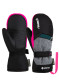 náhľad Dětské lyžařské rukavice Reusch Flash GORE-TEX JR Mitten Black/Melang/Pink Glo