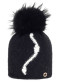 náhľad Dámska čiapka Granadilla Baastrup Fur Beanie – 001 Black