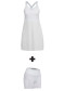 náhľad Goldbergh Cheer Dress With Inner Short white