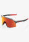 náhľad 100% S3 - Matte Gunmetal - Hiper Red Multilayer Mirror Lens