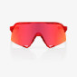 náhľad 100% S3 - Gloss Translucent Red / Hiper Red Mirror lens